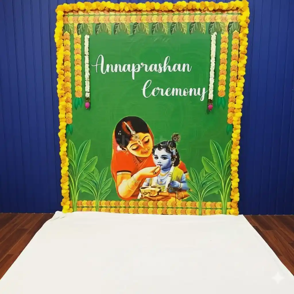 Annaprashan Ceremony Garland Decoration